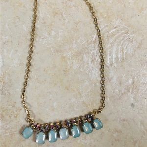 Turquoise Jules gemstones and goals necklace